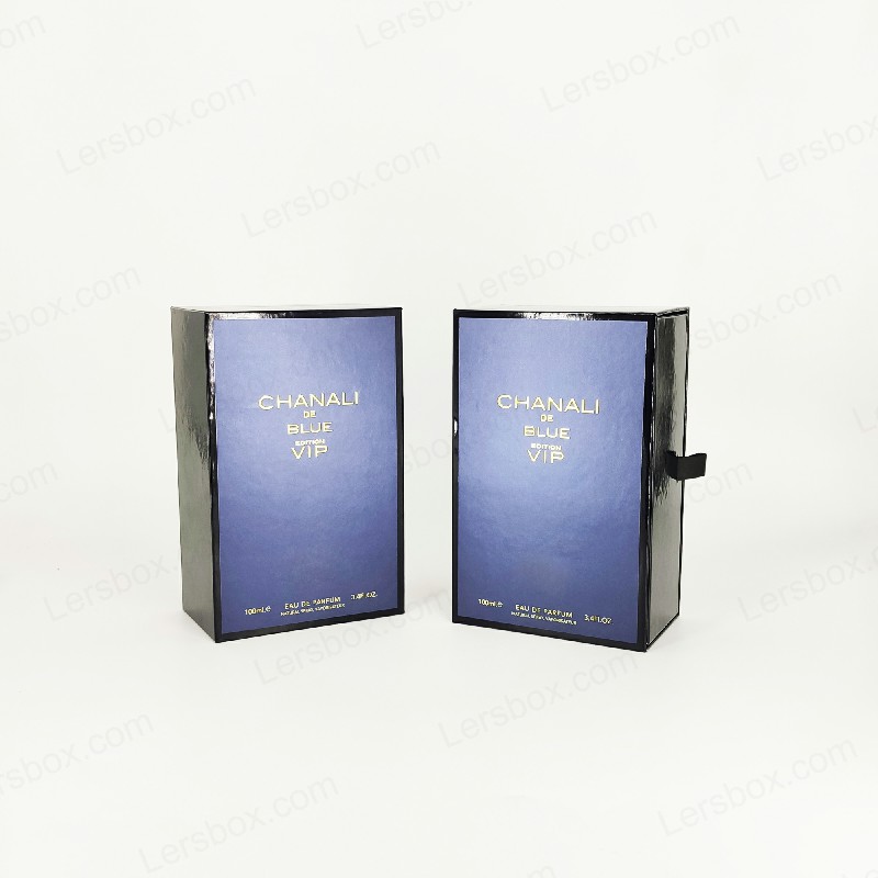 Lersbox Paper Packing Matt Lamination Gold Hot Stamping Gold Hot Stamping Hard box for Perfume Cosme
