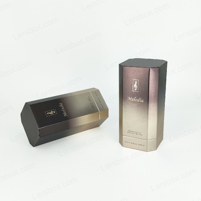 Rigid box Chinese manufacturer Perfume packaging Hot stamping Embossing UV