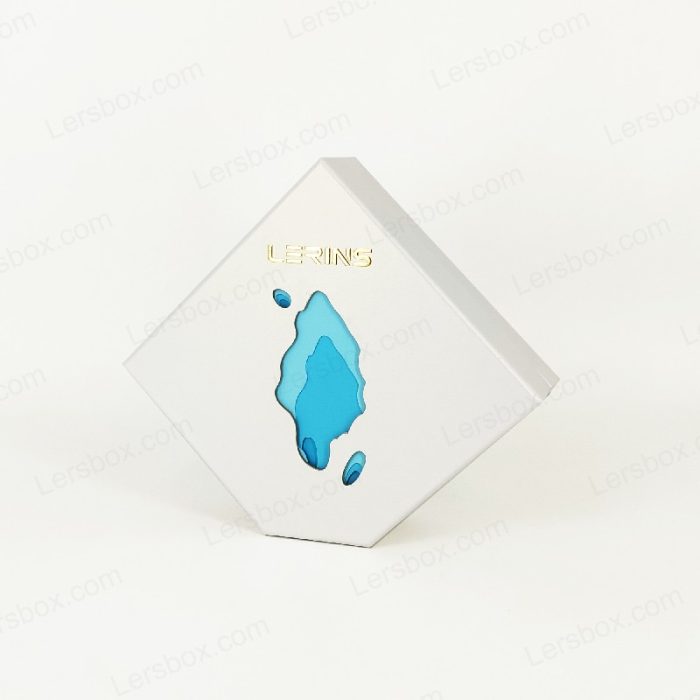 Hard Box Lersbox Paper Packing Gold Hot Stamping Embossed UV Coating for Perfume Cosmetic Good quality