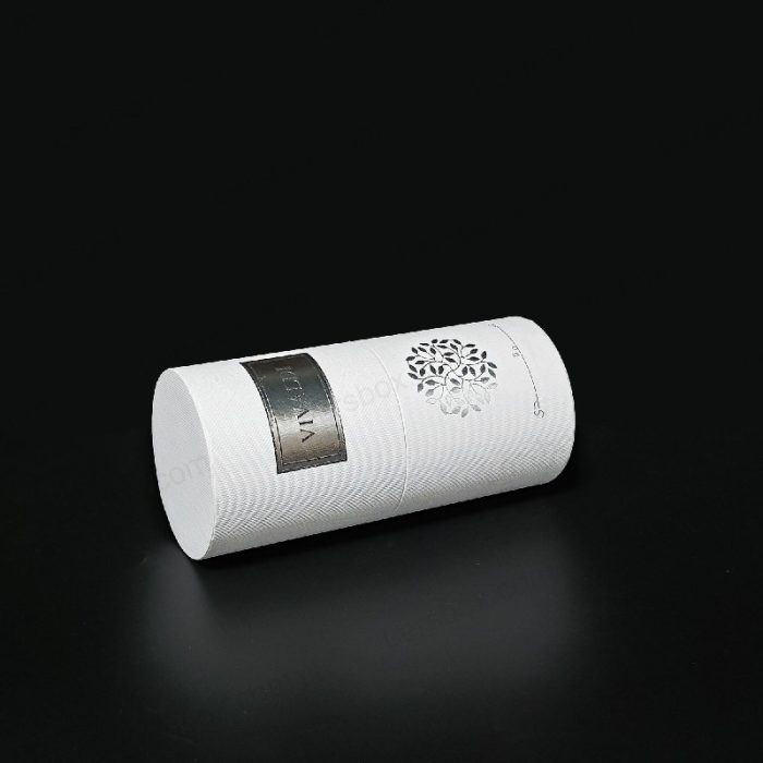 Lersbox Cylinder box Chinese manufacturer Perfume Paper packaging Silver Hot stamping Embossing UV