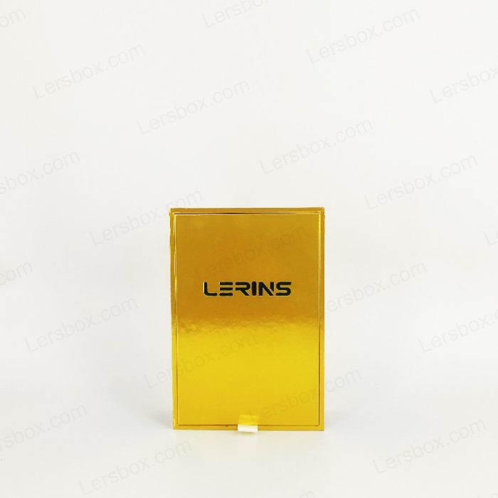 Lersbox Paper Packing Gold Hot Stamping Embossed UV Coating visual enjoyment high quality and artistic