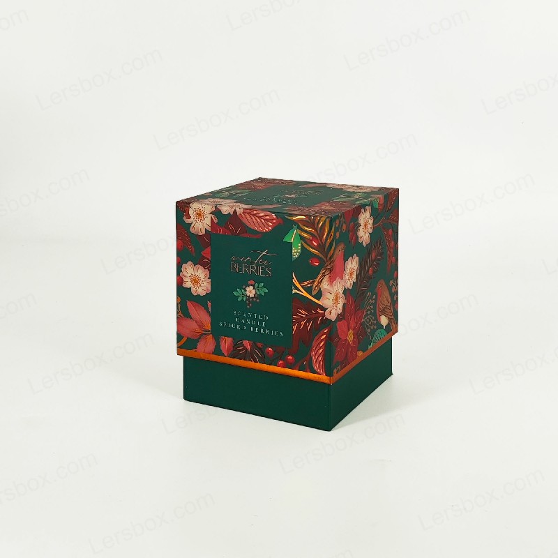 Paper Packaging CMYK Printing Matt Lamination Gold Hot Stamping Rigid Boxes for Perfume Cosmetic Gift luxury Certified Lersbox Factory Customizable