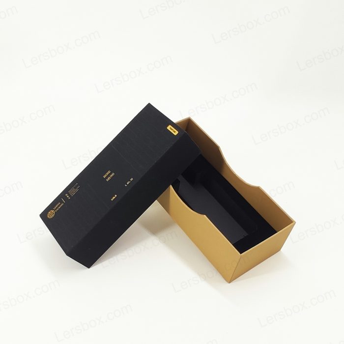Perfume Box Lersbox Paper Packing Rigid Box Soft touch Gold Hot Stamping Cosmetics China strength factory Fashion Gift Box