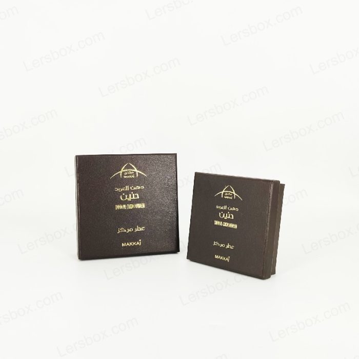 Perfume Box Lersbox Paper Packing Gold Hot Stamping Glossy Varnishing Beautiful Box Luxury