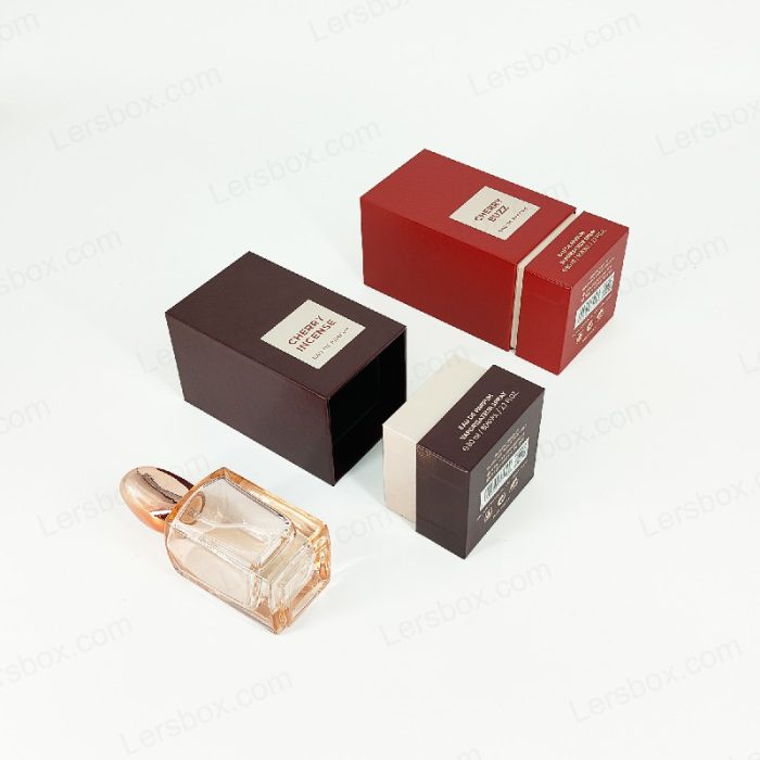 Rigid Box Chinese manufacturer Perfume Paper packaging Gold Hot stamping Embossing Special Paper EVA