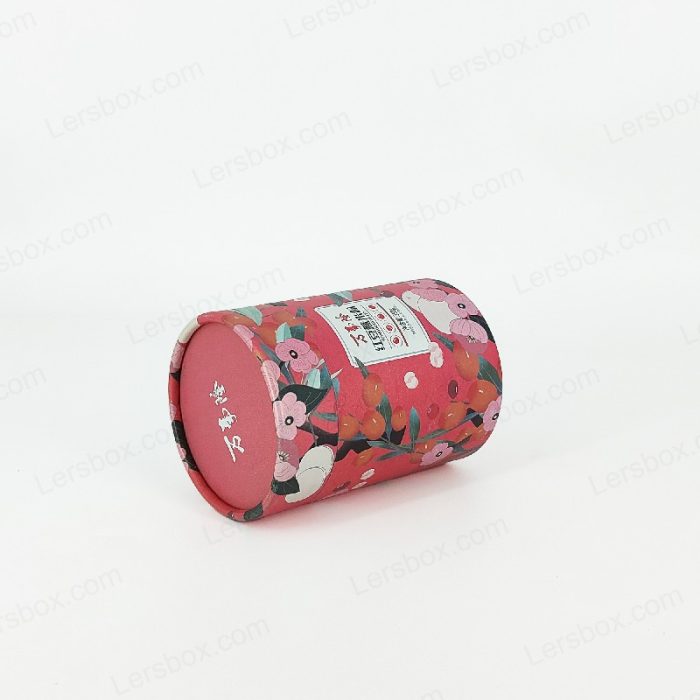 Cylinder Box Chinese manufacturer Perfume Paper packaging Silver Hot stamping Embossing UV Special