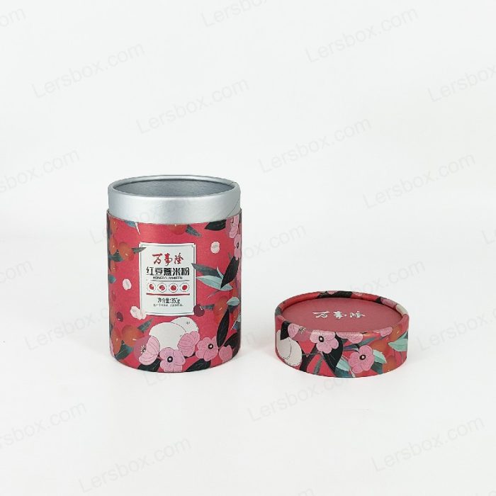 Cylinder Box Chinese manufacturer Perfume Paper packaging Silver Hot stamping Embossing UV Special
