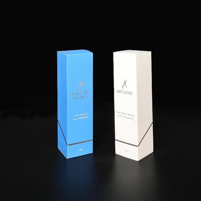 Paper Packaging Special Paper Glossy Varnishing Gold Hot Stamping Tuck End Boxes for Perfume Cosmetic Gift luxury Certified Lersbox Factory Customizable