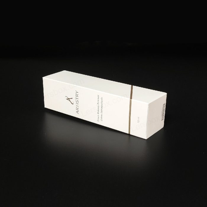 Paper Packaging Special Paper Glossy Varnishing Gold Hot Stamping Tuck End Boxes for Perfume Cosmetic Gift luxury Certified Lersbox Factory Customizable