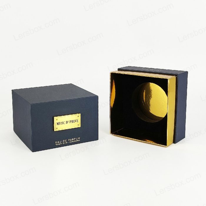 Rigid Box Square box Chinese manufacturer Perfume Paper packaging Gold Hot stamping Embossing Special