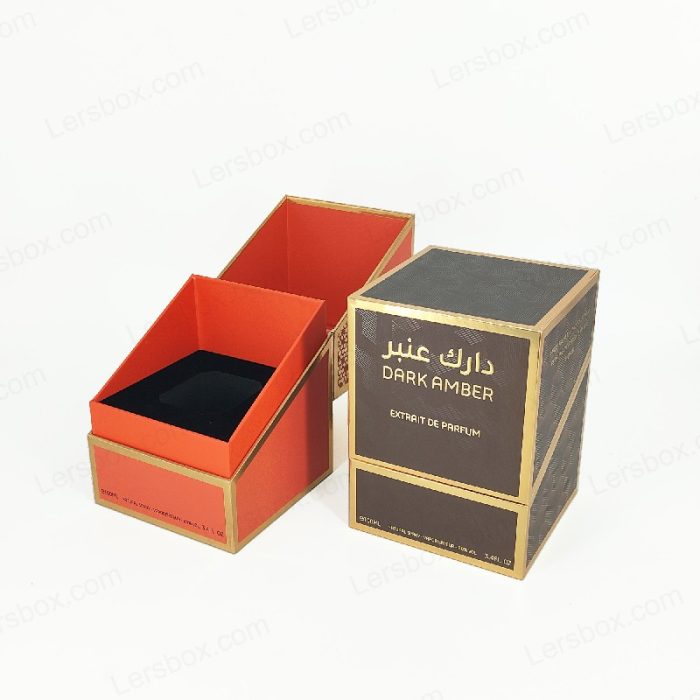 Rigid box Chinese manufacturer Perfume Perfume packaging Gold Hot stamping Embossing UV