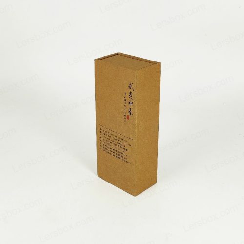 Lersbox Perfume Gift Tea Folding Rigid Box Kraft Paper Magnet Red Hot Stamping Certified Factory Customizable