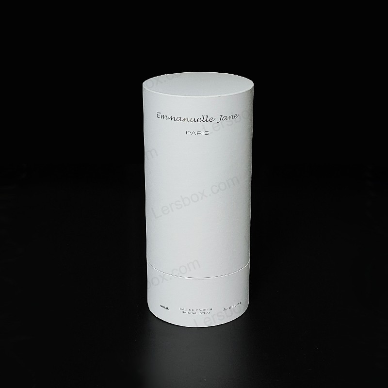 Cylinder box Chinese manufacturer Perfume packaging Hot stamping Matt Varnishing UV High quality Advanced